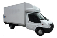 Van Hire Castleford - Ford Luton Box Tail Lift - Van hire Castleford